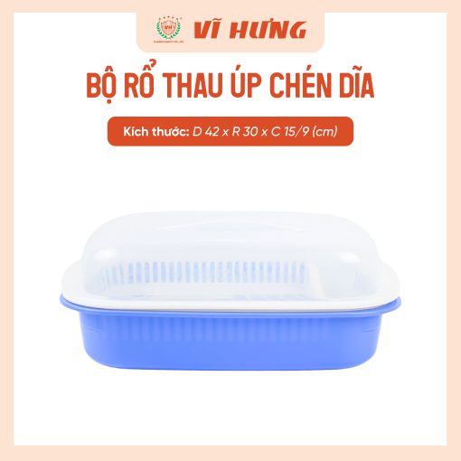 BỘ RỔ THAU CHỮ NHẬT - Hình ảnh 3