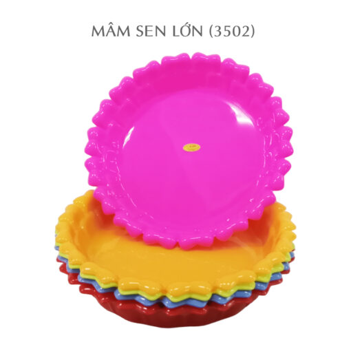 MÂM NHỰA SEN LỚN (3502)