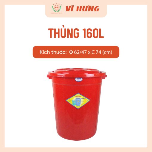Thùng 160L - 6631 - Ảnh 3