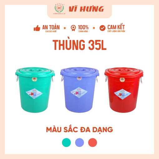 Thùng 35L - 6621 - Ảnh 2