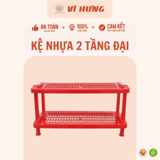 kệ nhựa đa năng 2 tầng đại