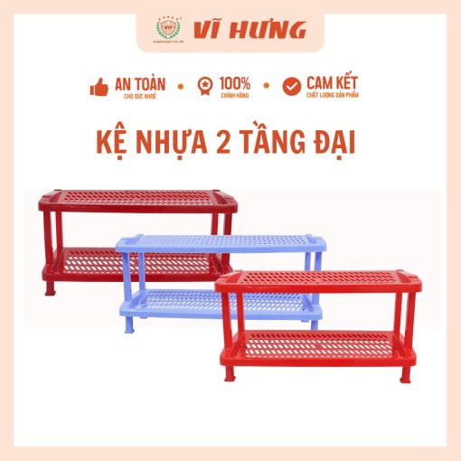 kệ nhựa đa năng 2 tầng đại 4