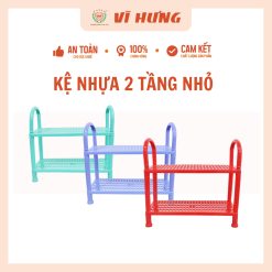 kệ nhựa 2 tầng nhỏ 4