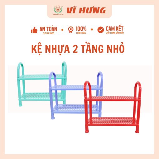 kệ nhựa 2 tầng nhỏ 4