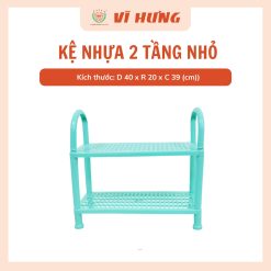 kệ nhựa 2 tầng nhỏ 2