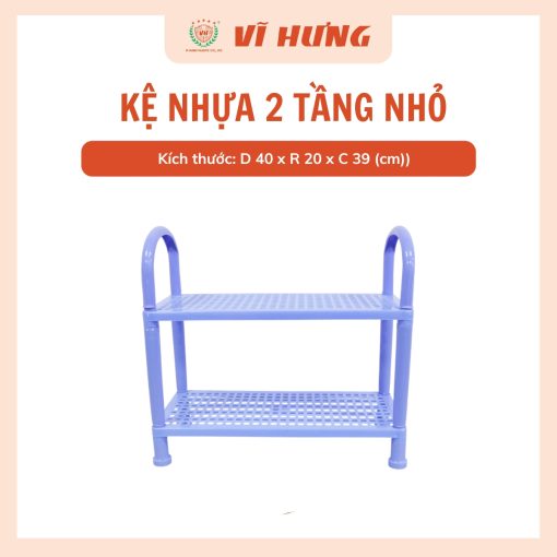kệ nhựa 2 tầng nhỏ 1