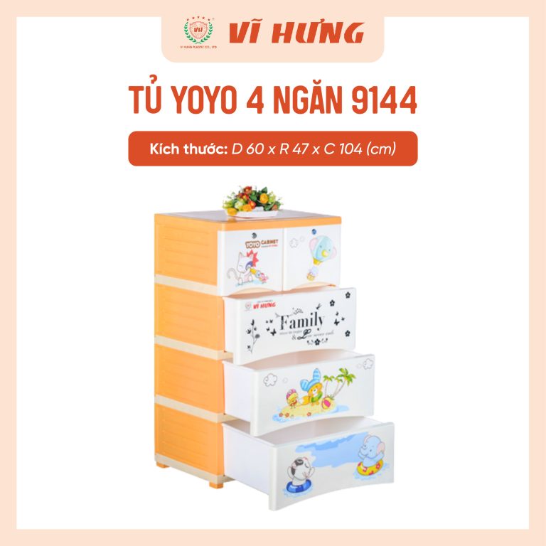 Tủ đa năng YoYo 4 ngăn 9144