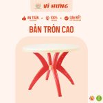 Bàn tròn cao