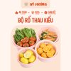 Bộ rổ thau Vĩ Hưng chất liệu nhựa PP an toàn