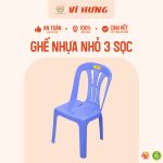 Ghế Dựa Nhỏ 3 Sọc