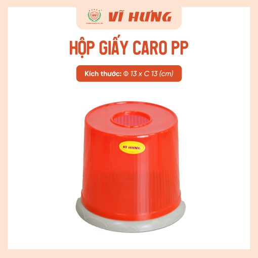 HỘP KHĂN GIẤY CARO PP - Hình ảnh 5