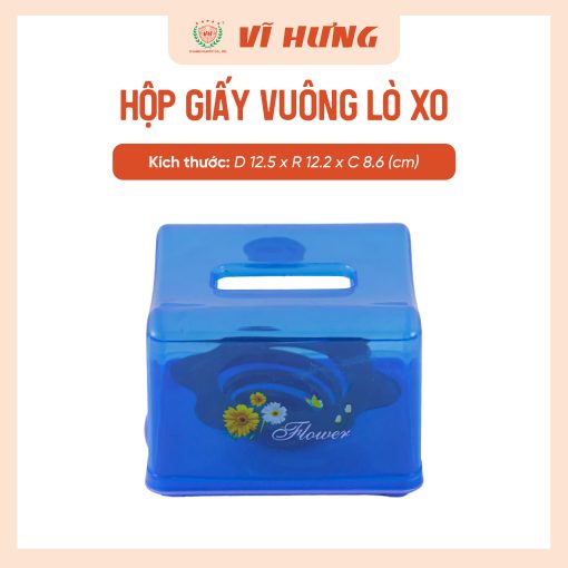 HỘP KHĂN GIẤY VUÔNG LÒ XO - Hình ảnh 8