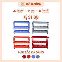 Kệ giày dép nhựa 3 tầng đại