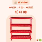 Kệ giày dép nhựa 4 tầng đại