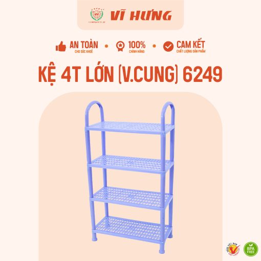 Kệ nhựa 4 tầng lớn