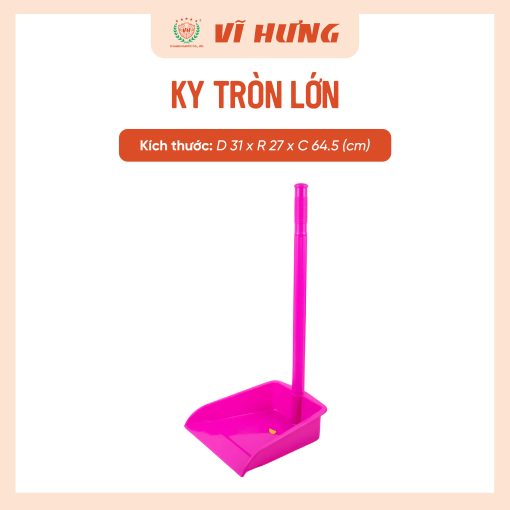 KY RÁC TRÒN LỚN CÓ CÁN - Hình ảnh 6
