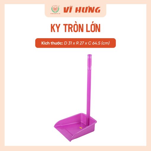 KY RÁC TRÒN LỚN CÓ CÁN - Hình ảnh 7