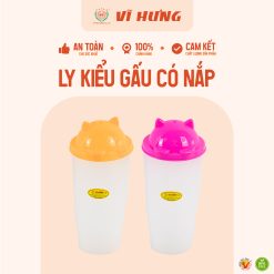 Ly nhựa kiểu gấu