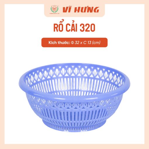 Rổ nhựa tròn 320