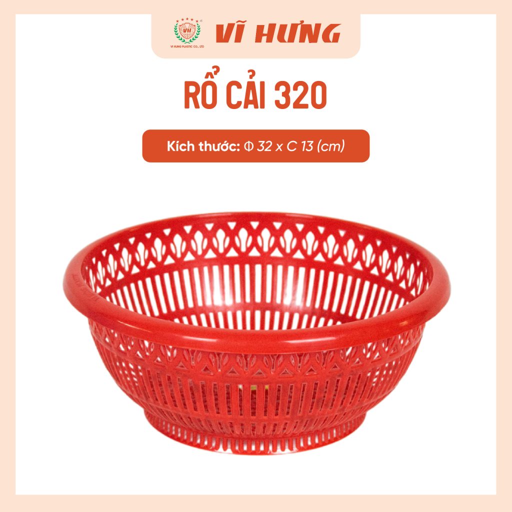 Rổ Cải 320 - 6405 - Nhựa Vĩ Hưng