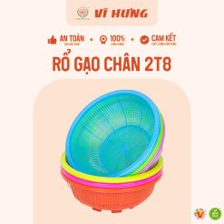 Rổ nhựa chân 2T8