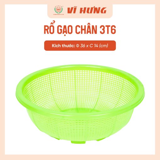 RỔ NHỰA CHÂN 3T6 - Hình ảnh 7