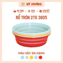 Rổ Nhựa Tròn 2T6