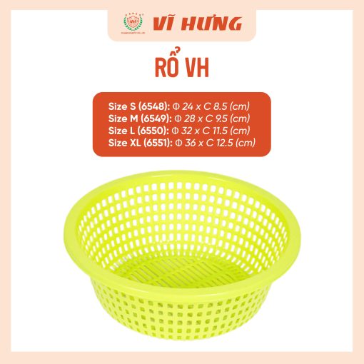 Rổ NHỰA VH 3T6 - Hình ảnh 4