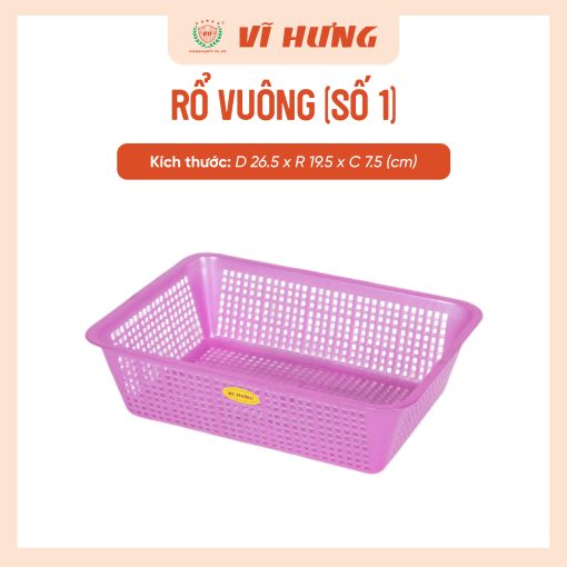 RỔ VUÔNG SỐ 1 - Hình ảnh 5