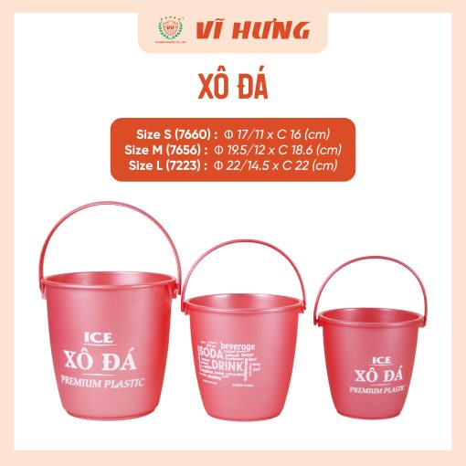 XÔ ĐÁ NHỰA KHÔNG NẮP - Hình ảnh 3