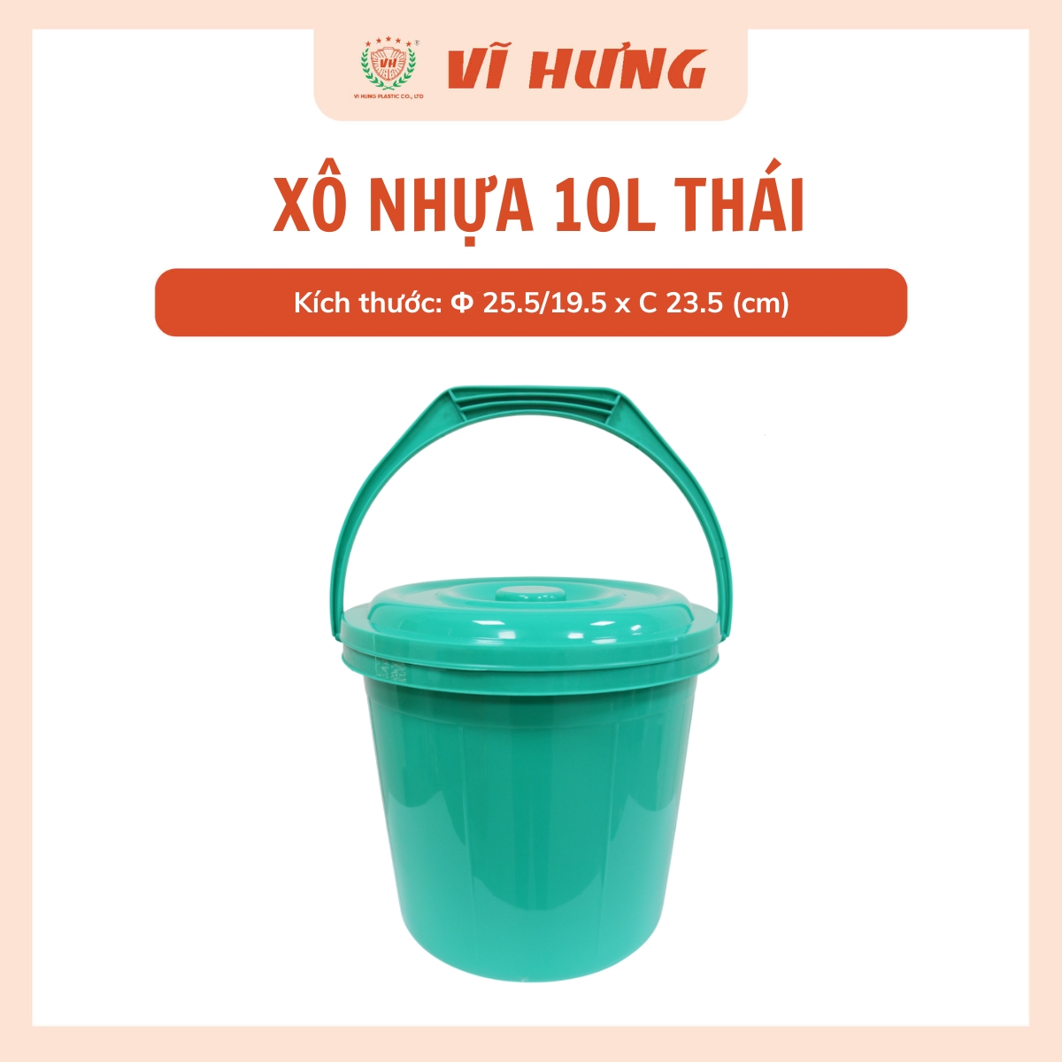 xô nhựa 10l thái 3