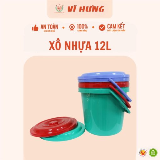xô nhựa 12l