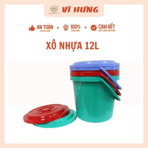 Xô nhựa 12l 4