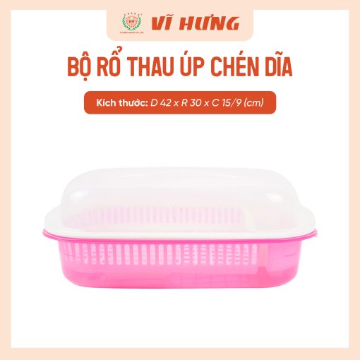 BỘ RỔ THAU CHỮ NHẬT - Hình ảnh 8