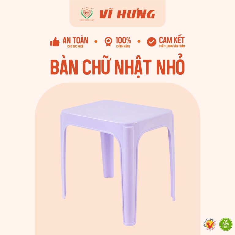 bàn chữ nhật nhỏ 