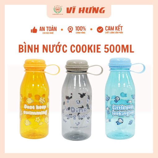 BÌNH NƯỚC COOKIE 500ML  - Hình ảnh 2