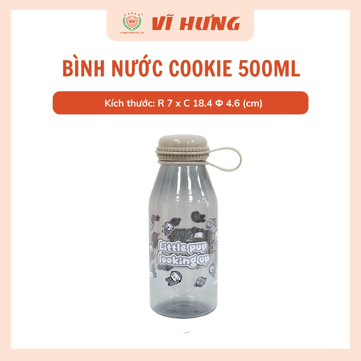BÌNH NƯỚC COOKIE 500ML  - Hình ảnh 9