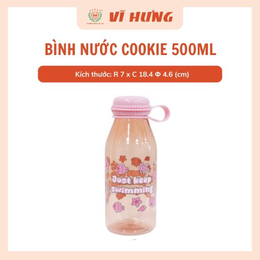 BÌNH NƯỚC COOKIE 500ML  - Hình ảnh 4