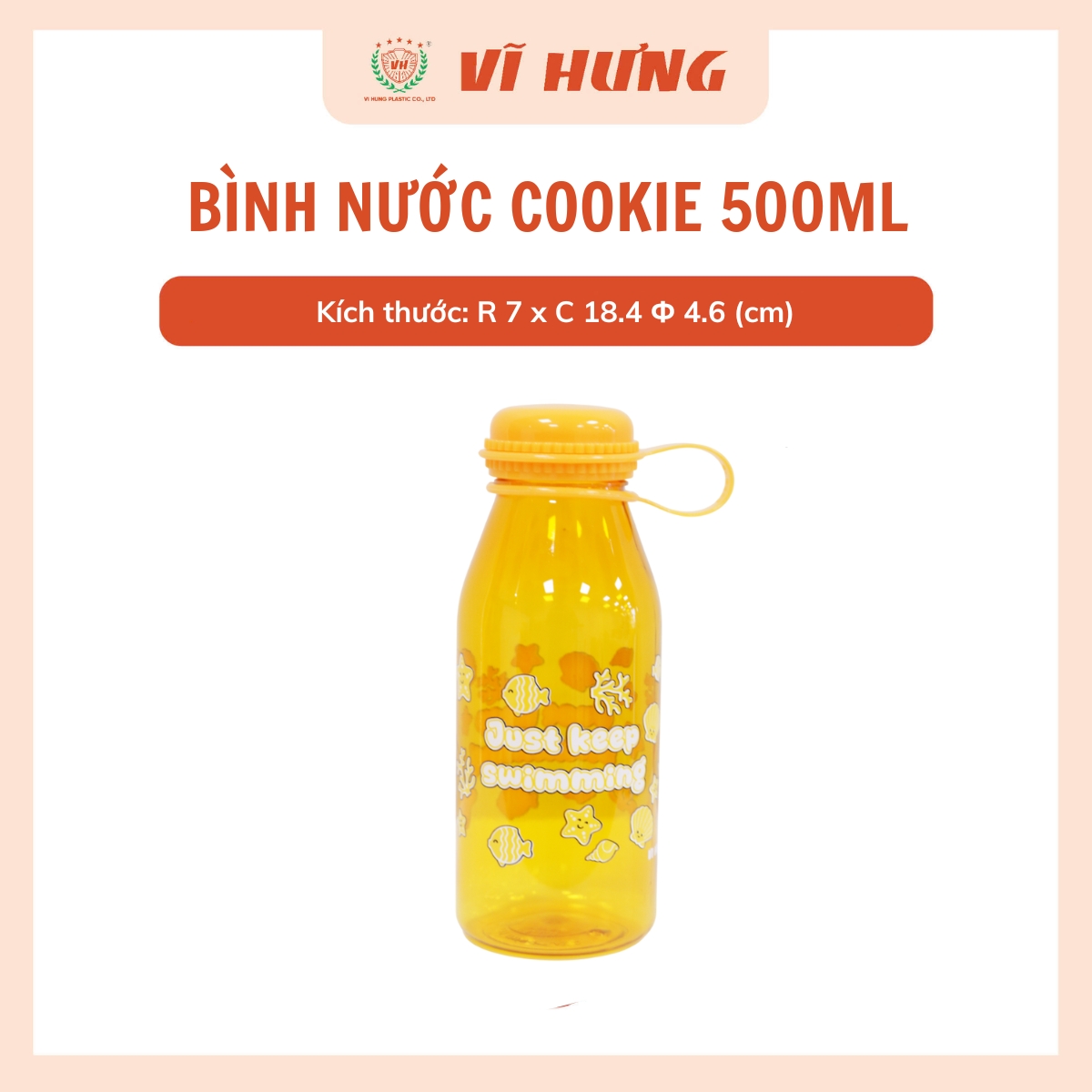 BÌNH NƯỚC COOKIE 500ML  - Hình ảnh 16