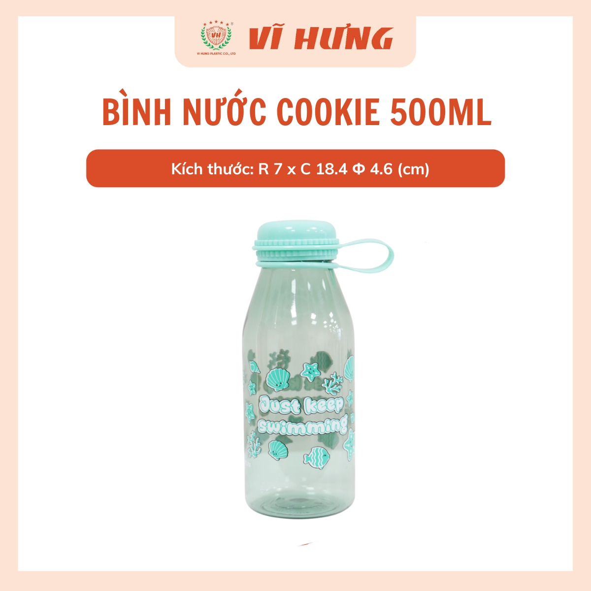 BÌNH NƯỚC COOKIE 500ML  - Hình ảnh 17