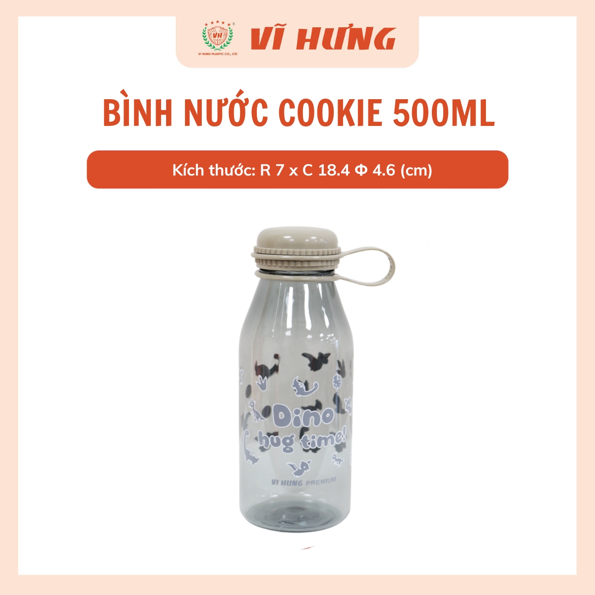 BÌNH NƯỚC COOKIE 500ML  - Hình ảnh 13