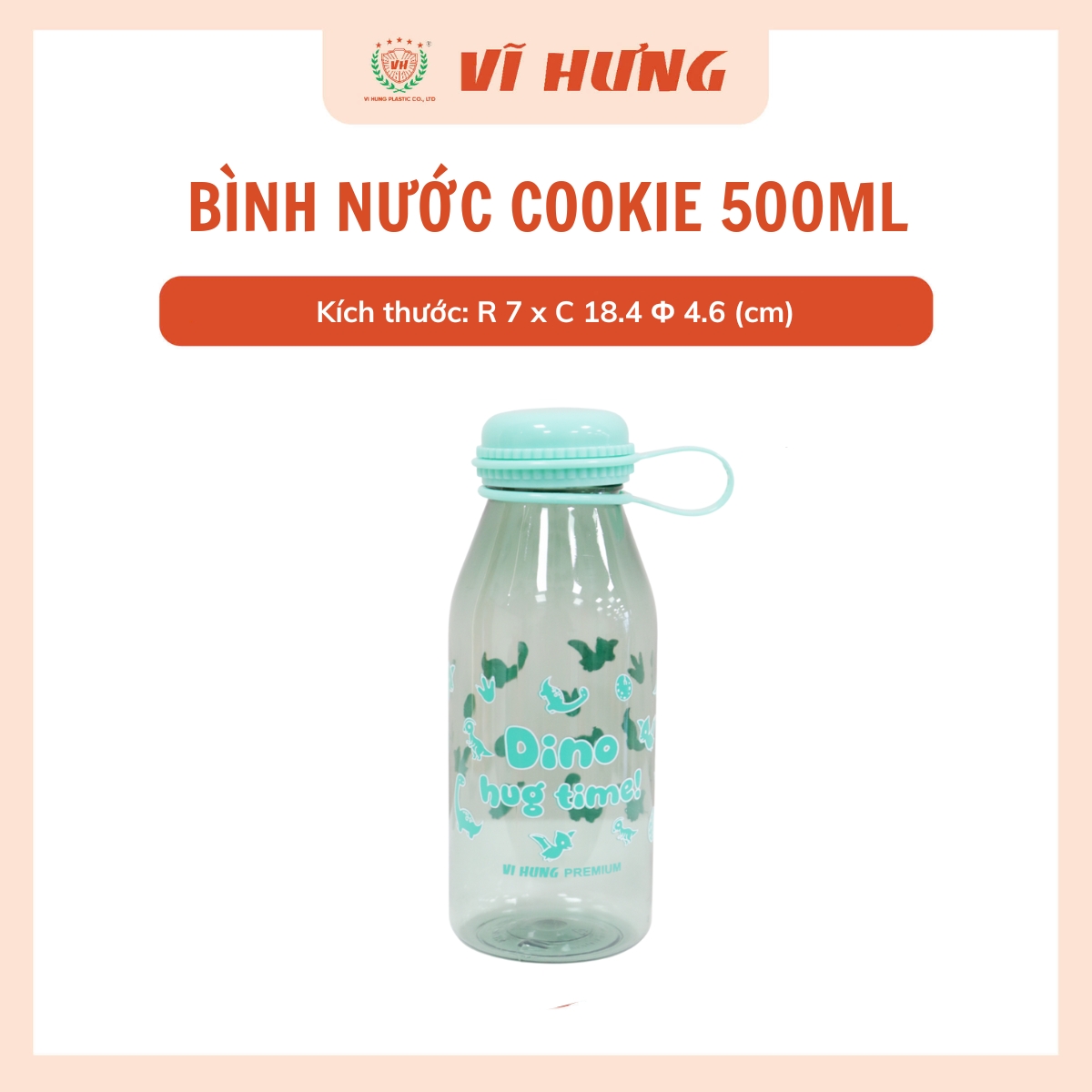 BÌNH NƯỚC COOKIE 500ML  - Hình ảnh 11