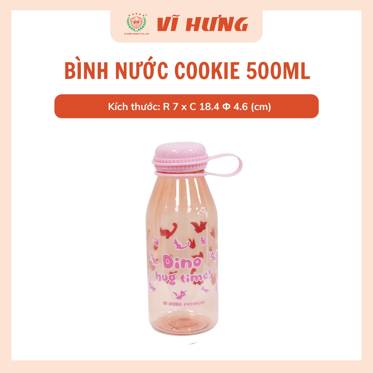 BÌNH NƯỚC COOKIE 500ML  - Hình ảnh 12