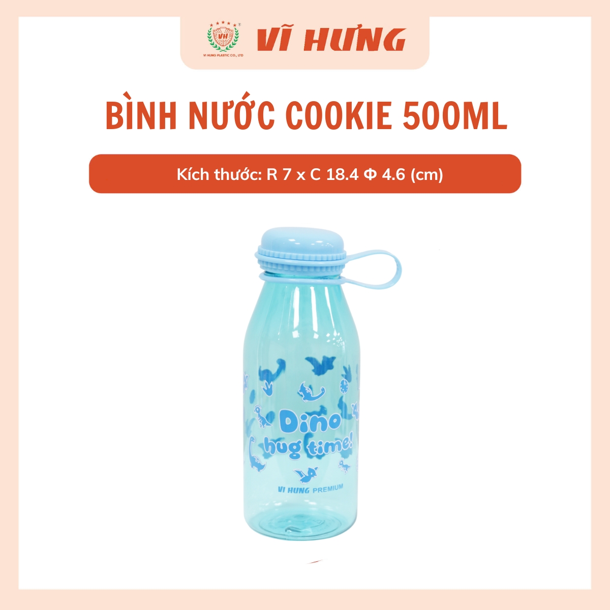 BÌNH NƯỚC COOKIE 500ML  - Hình ảnh 10