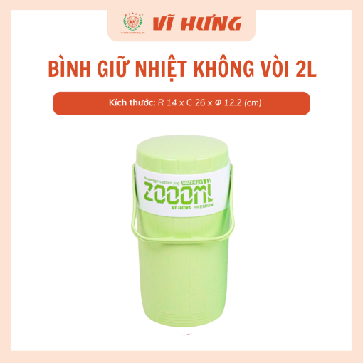 BÌNH GIỮ NHIỆT TRÒN (KHÔNG VÒI) - Hình ảnh 2