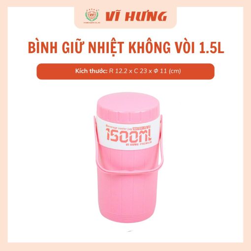 BÌNH GIỮ NHIỆT TRÒN (KHÔNG VÒI) - Hình ảnh 3