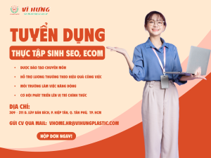 tuyển dụng thực tập sinh marketing