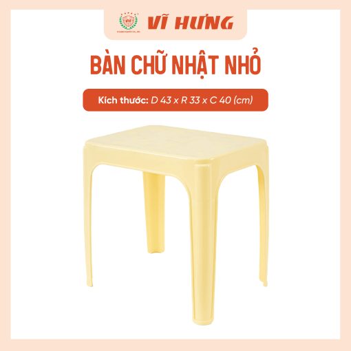 BÀN CHỮ NHẬT NHỎ - Hình ảnh 4