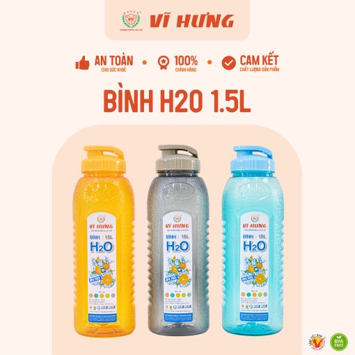 BÌNH NƯỚC H20 1.5L