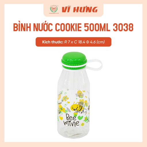 BÌNH NƯỚC COOKIE 500ML  - Hình ảnh 3